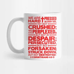 2 Corinthians 4:8-9 Not Forsaken Mug